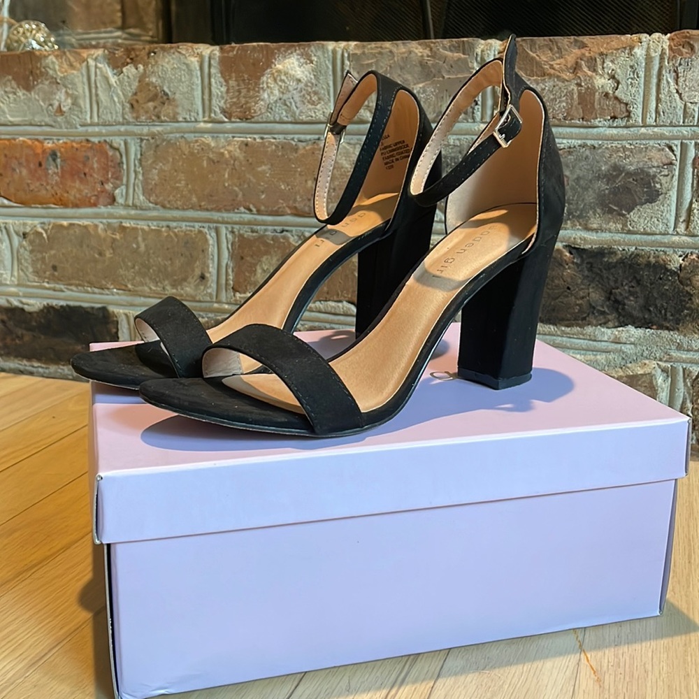 Madden Girl Black Heels - Size 7.5